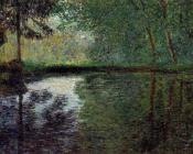 克劳德莫奈 - The Pond at Montgeron